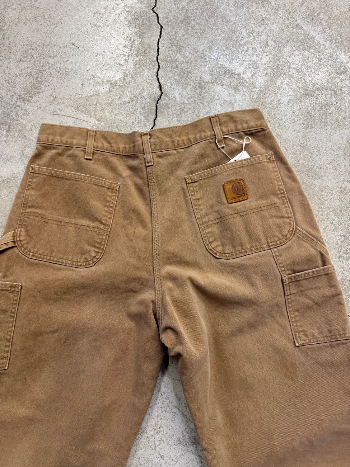 칼하트 B111 플란넬 라이닝 싱글니 워크팬츠 상품이미지6