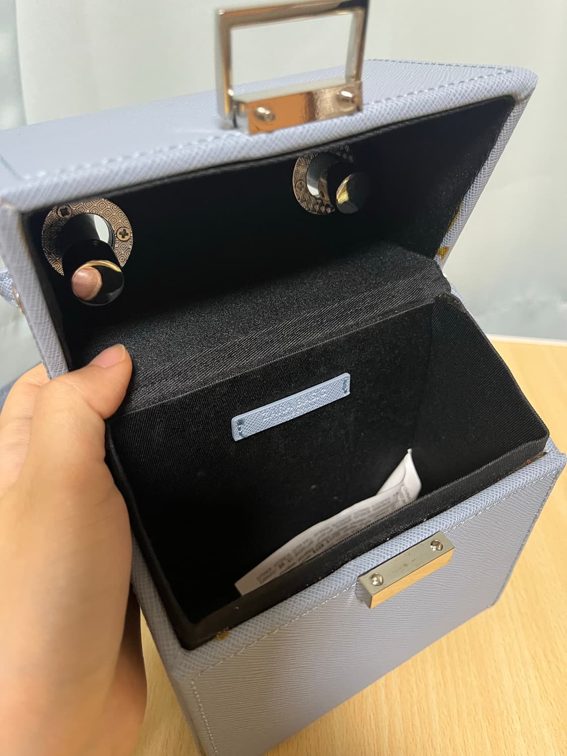 zara 블루 사각 크로스백 상품이미지2