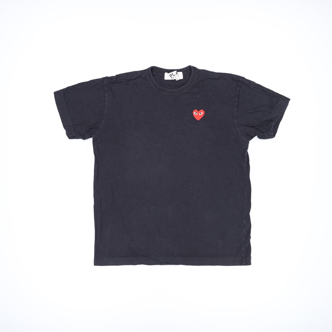 XL 꼼데가르송 하트패치 반팔티 0325H1 상품이미지1