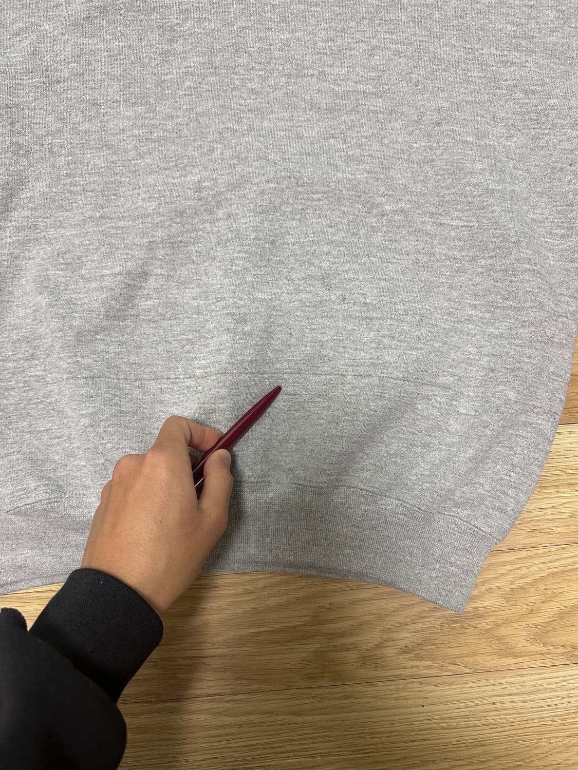 90s 빈티지 러셀 후드 그레이 XL USA 상품이미지8