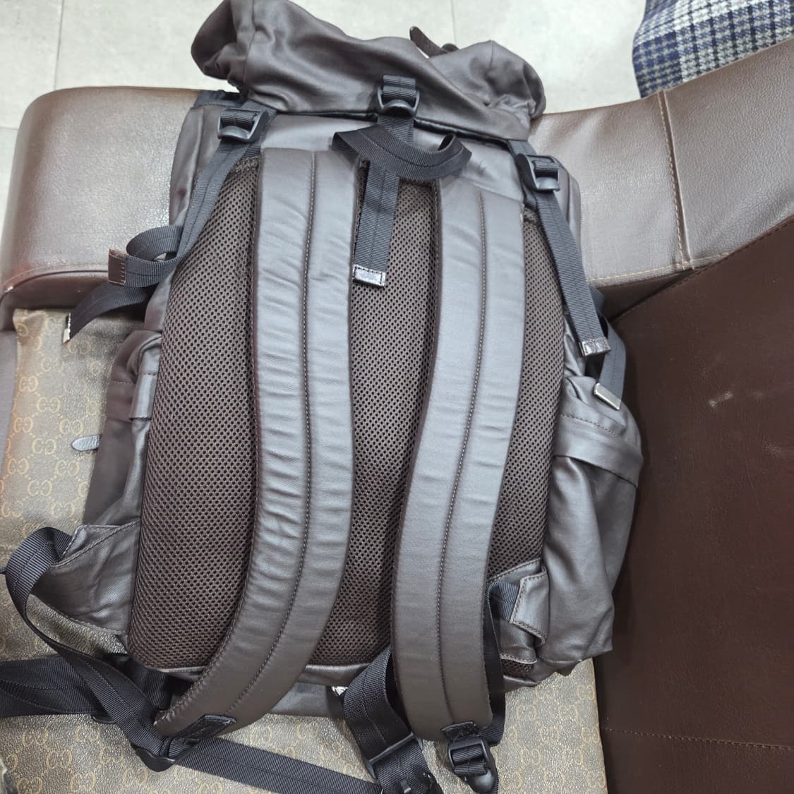 준지 백팩 다크 브라운 상품이미지5