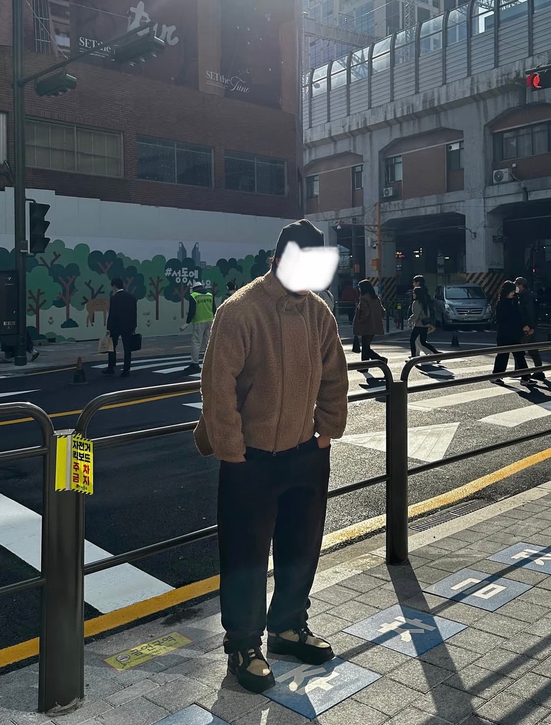 지용킴x코오롱 집업 플리스 후리스 블랙 상품이미지2