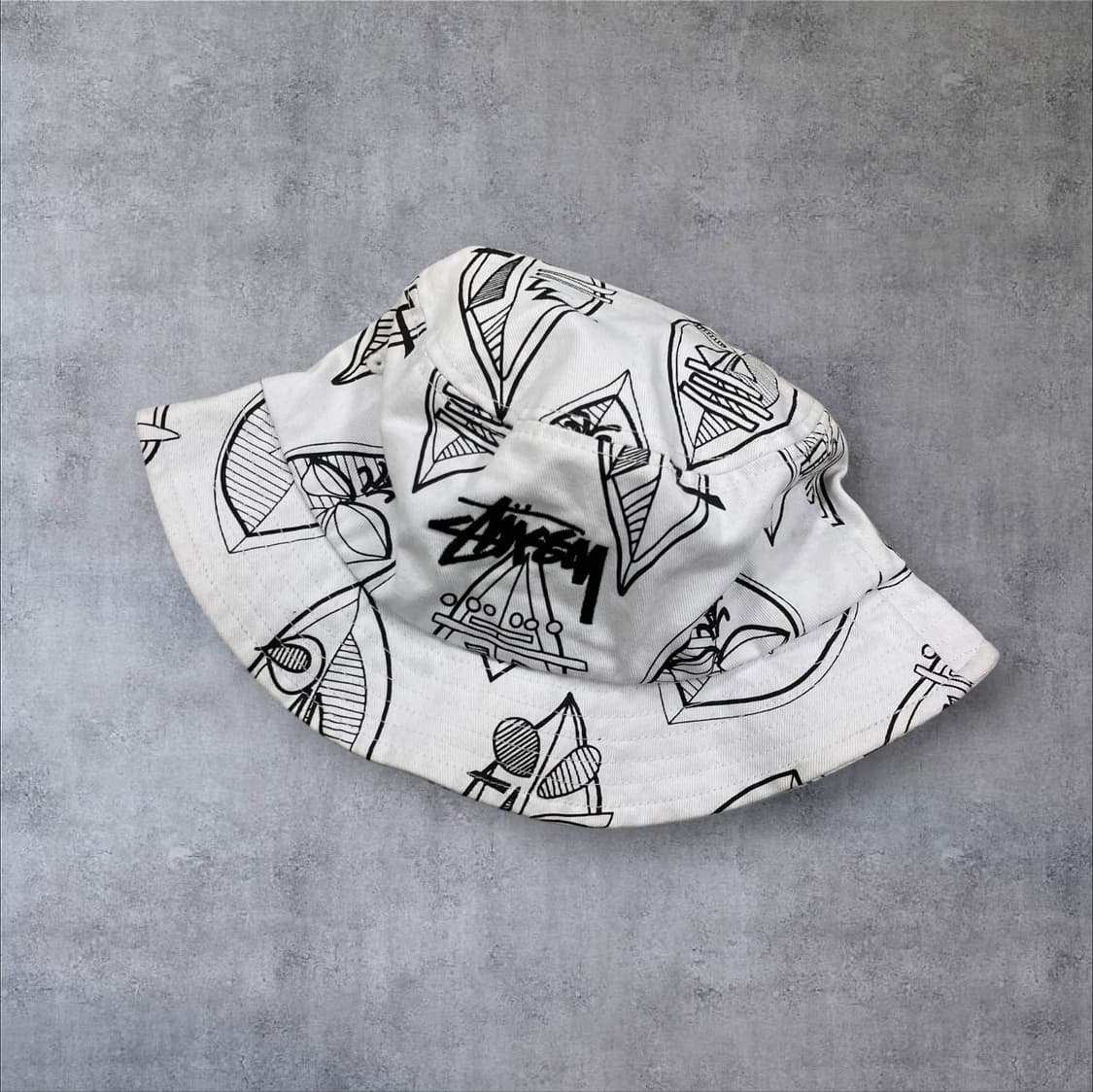 스투시 스탁 로고 줄루 버킷햇 상품이미지1