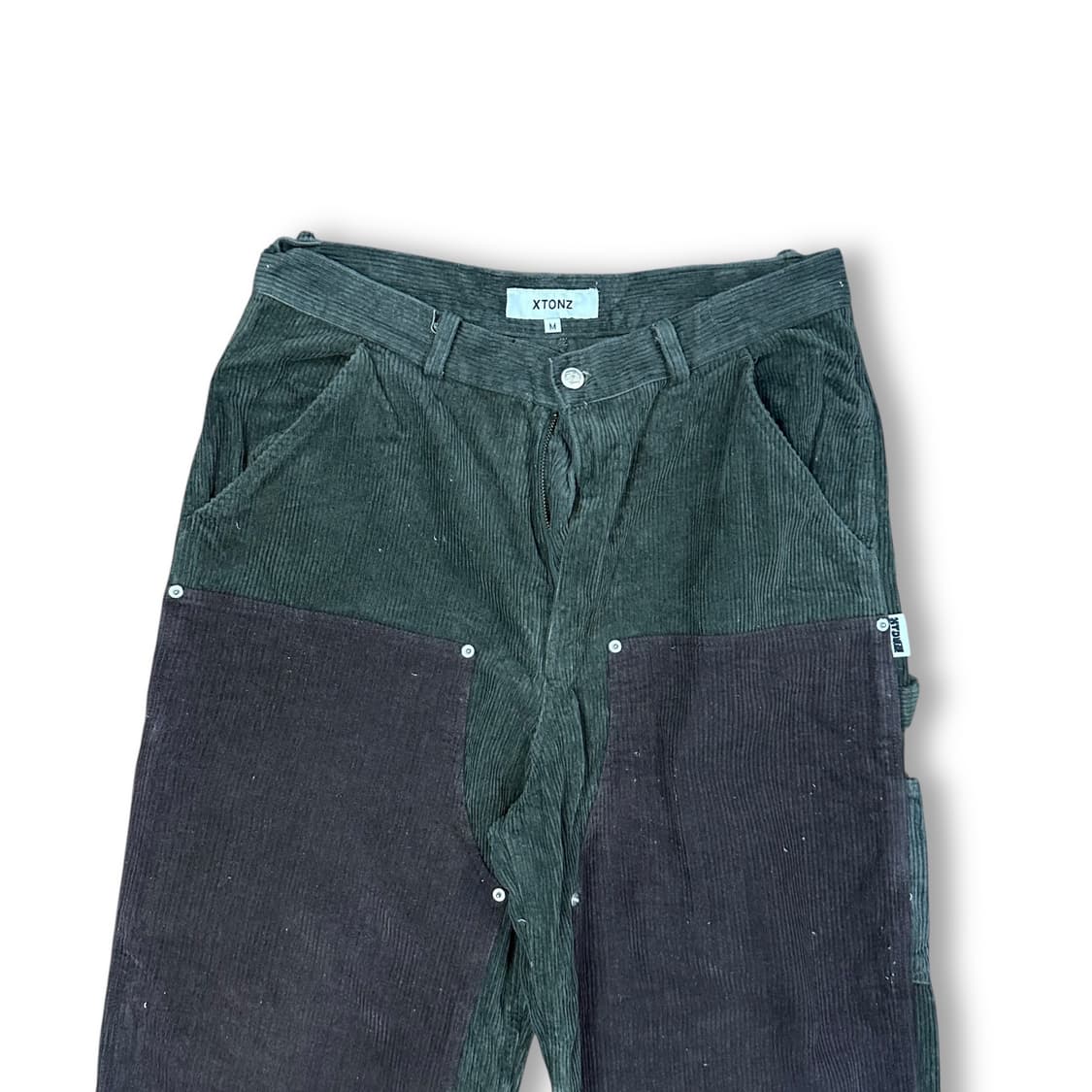 엑스톤즈 코듀로이 더블니 팬츠 상품이미지2