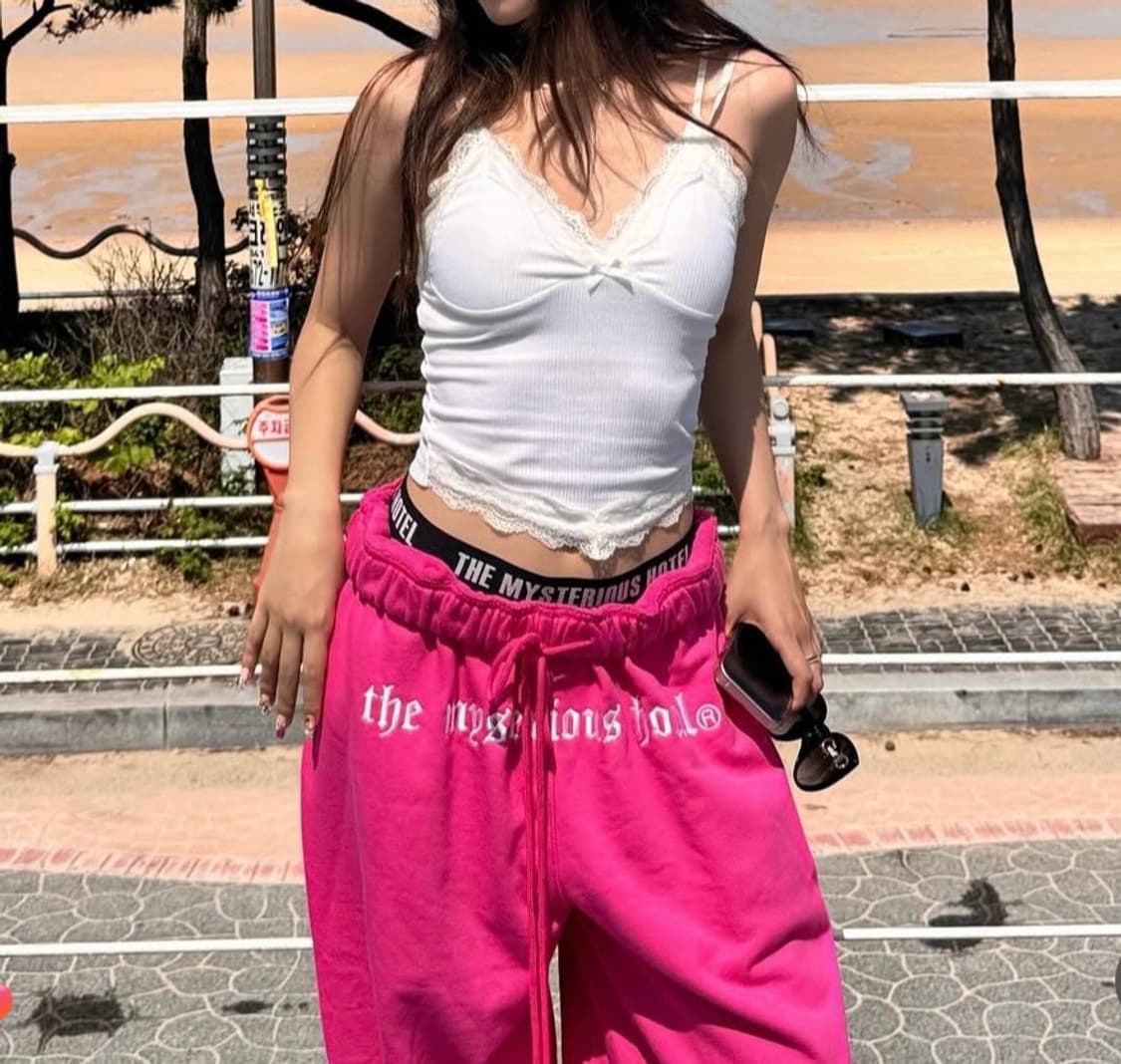 더미스테리어스호텔 롱스트랩 오버팬츠 상품이미지2