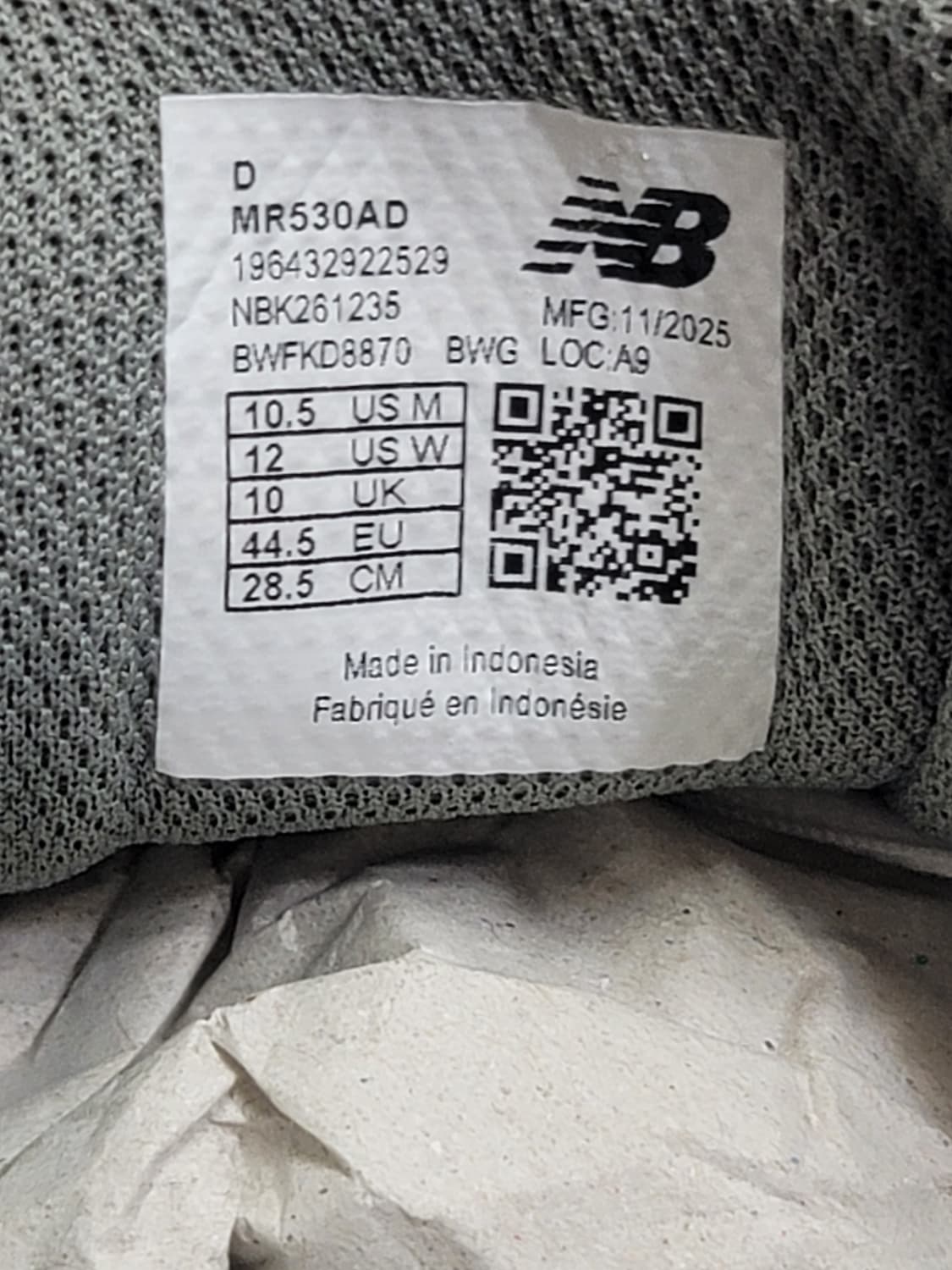 (285)뉴발란스 530 화이트 실버[대전 직거래도 가능] 상품이미지9