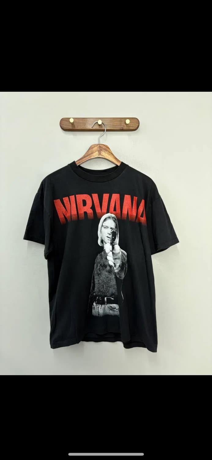 빈티지 너바나 앨범 프로모션 그래픽 반팔 H2523 상품이미지2