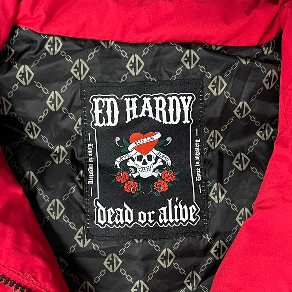 에드 하디 패치 경량 패딩 v0133 상품이미지7