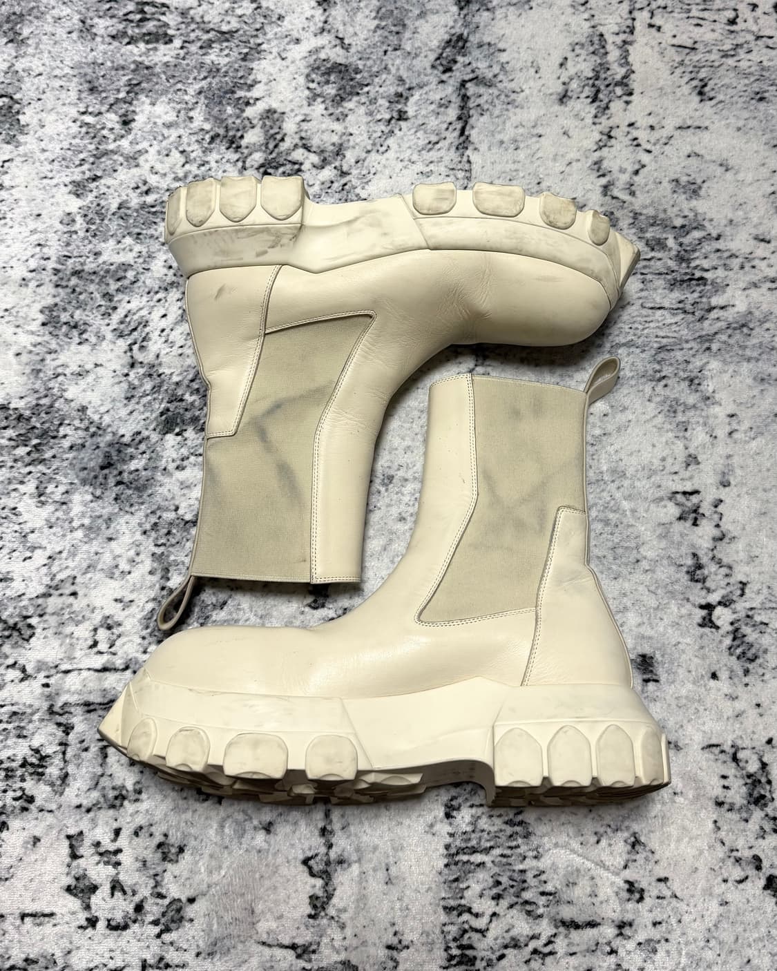 (풀구성) 릭오웬스 보조 비틀 트랙터 부츠 밀크 LCO 42 상품이미지3