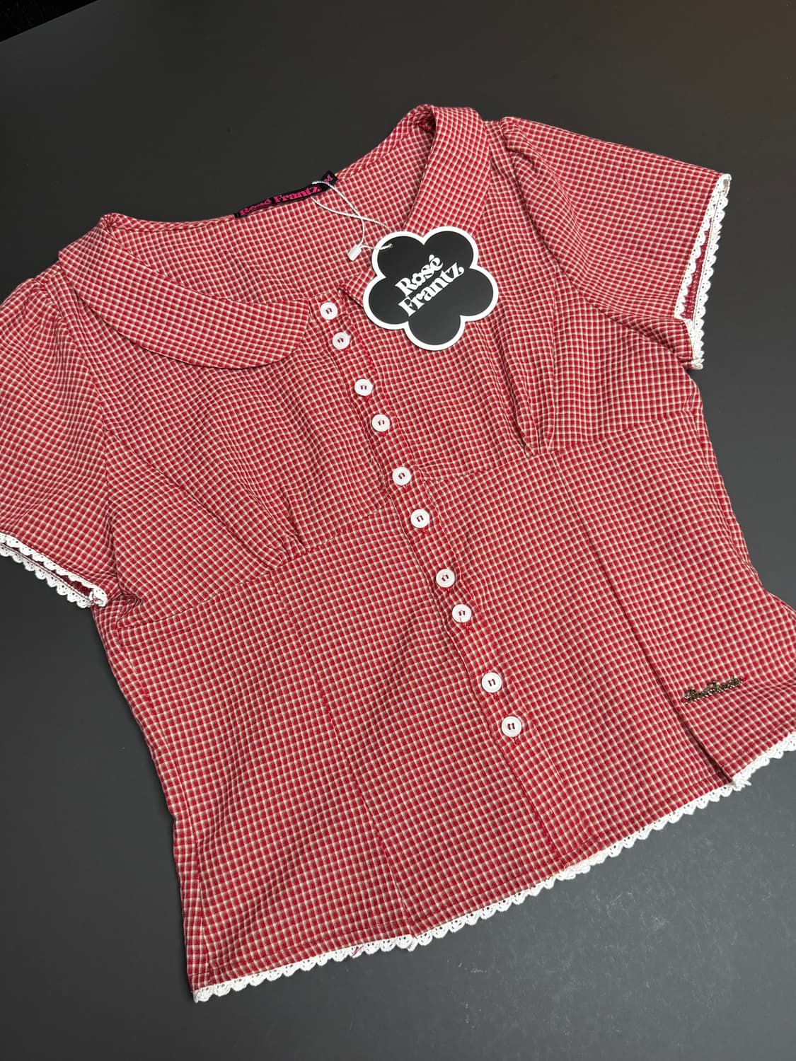 로제프란츠 Round Collar Short Sleeve Blouse 상품이미지4
