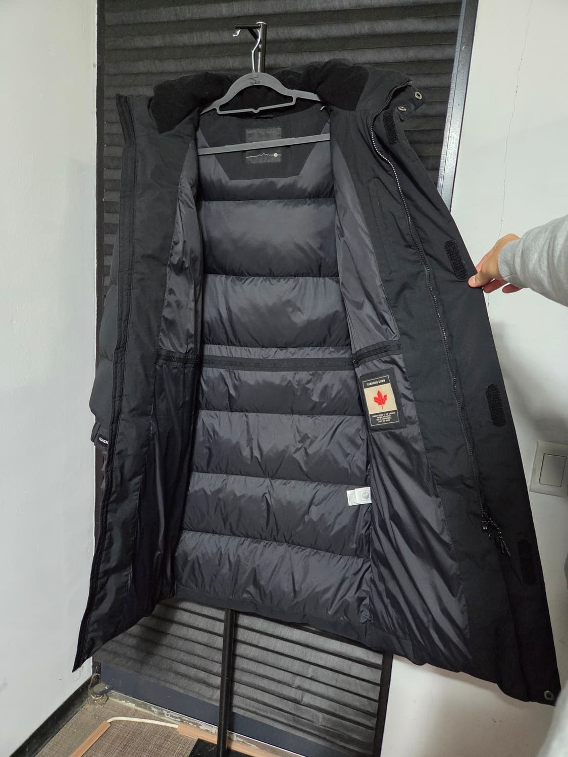 (정품) [블랙야크] 덕다운 롱패딩 판매합니다. 상품이미지5