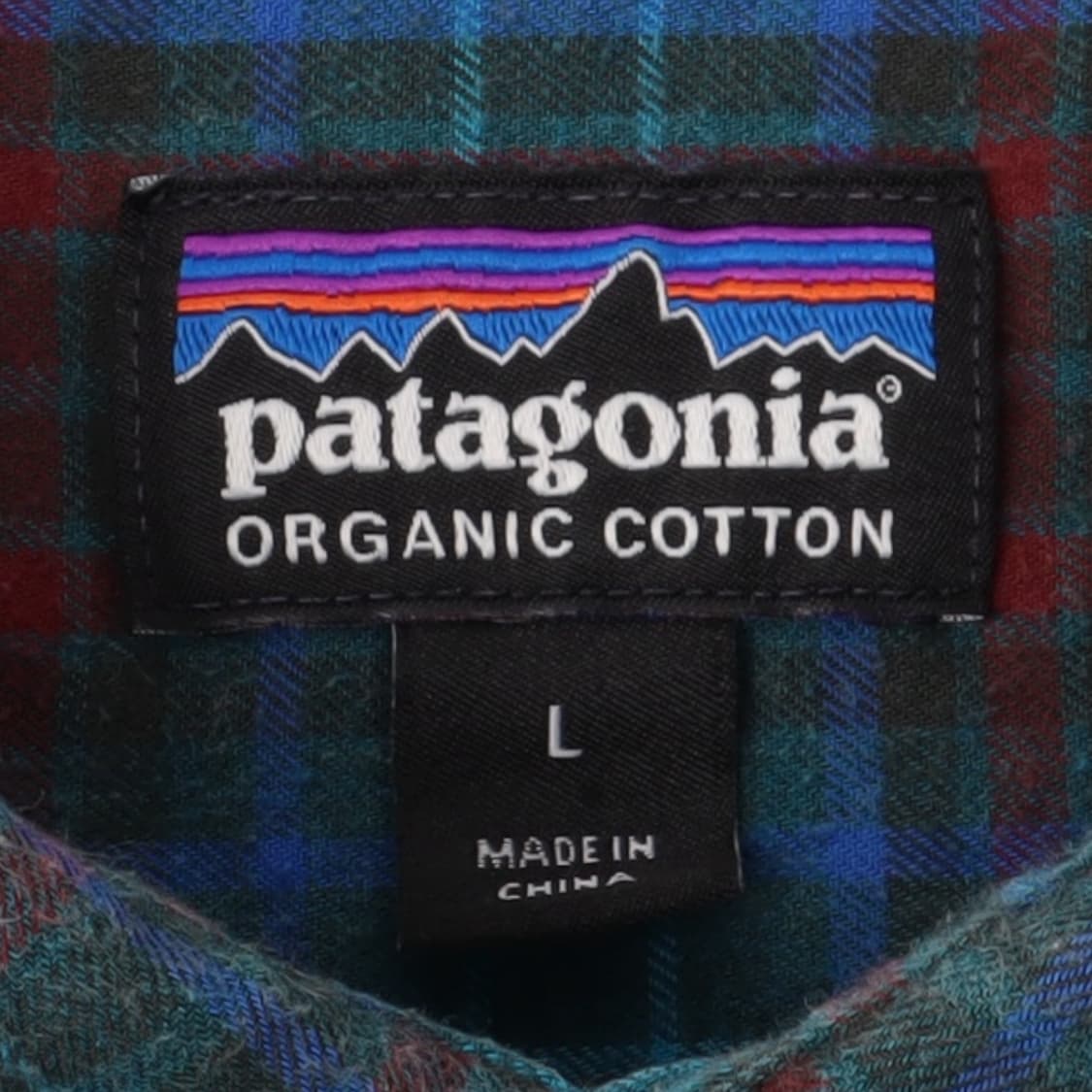 파타고니아 오가닉 코튼 블루 플레드 체크 셔츠 상품이미지8