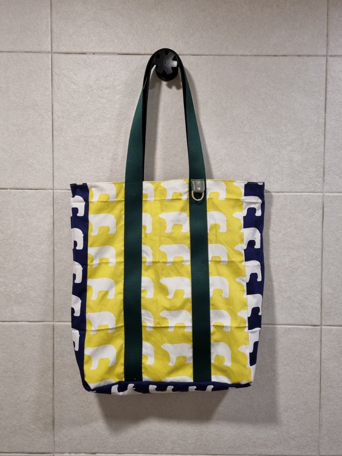 북극곰 양면 쇼퍼 남녀공용 북유럽 숄더백 상품이미지3