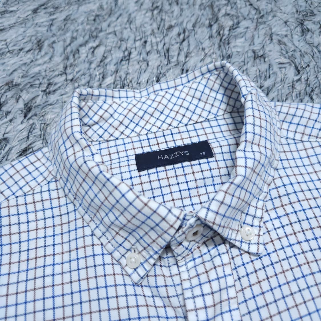 헤지스)95 남자 체크셔츠남방 / 왕눈이샵 상품이미지8