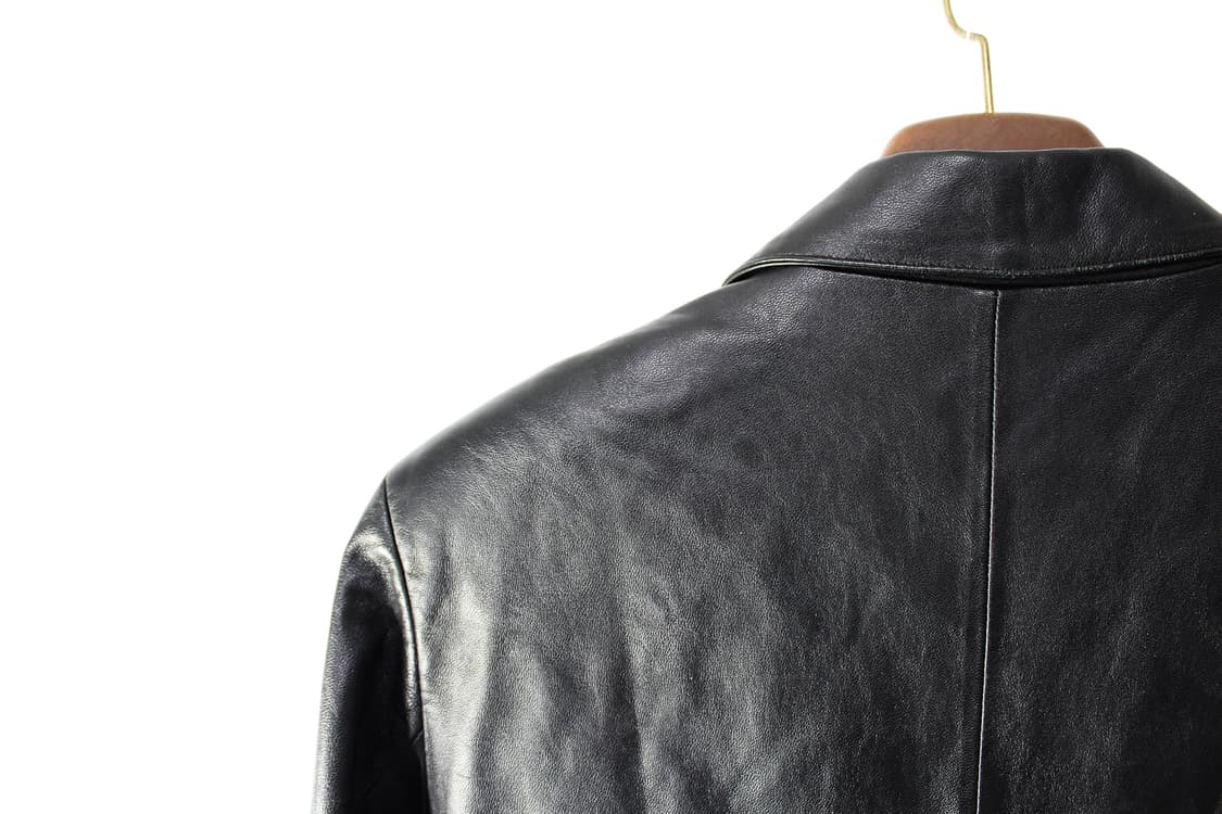 2000s Dolce & Gabbana 돌체앤가바나 램스킨 레더 블레이저 상품이미지8