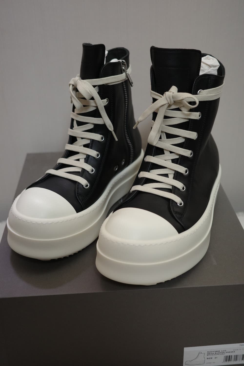 [41] 릭오웬스 메가 범퍼 라몬즈 하이 스니커즈 LCO 상품이미지3