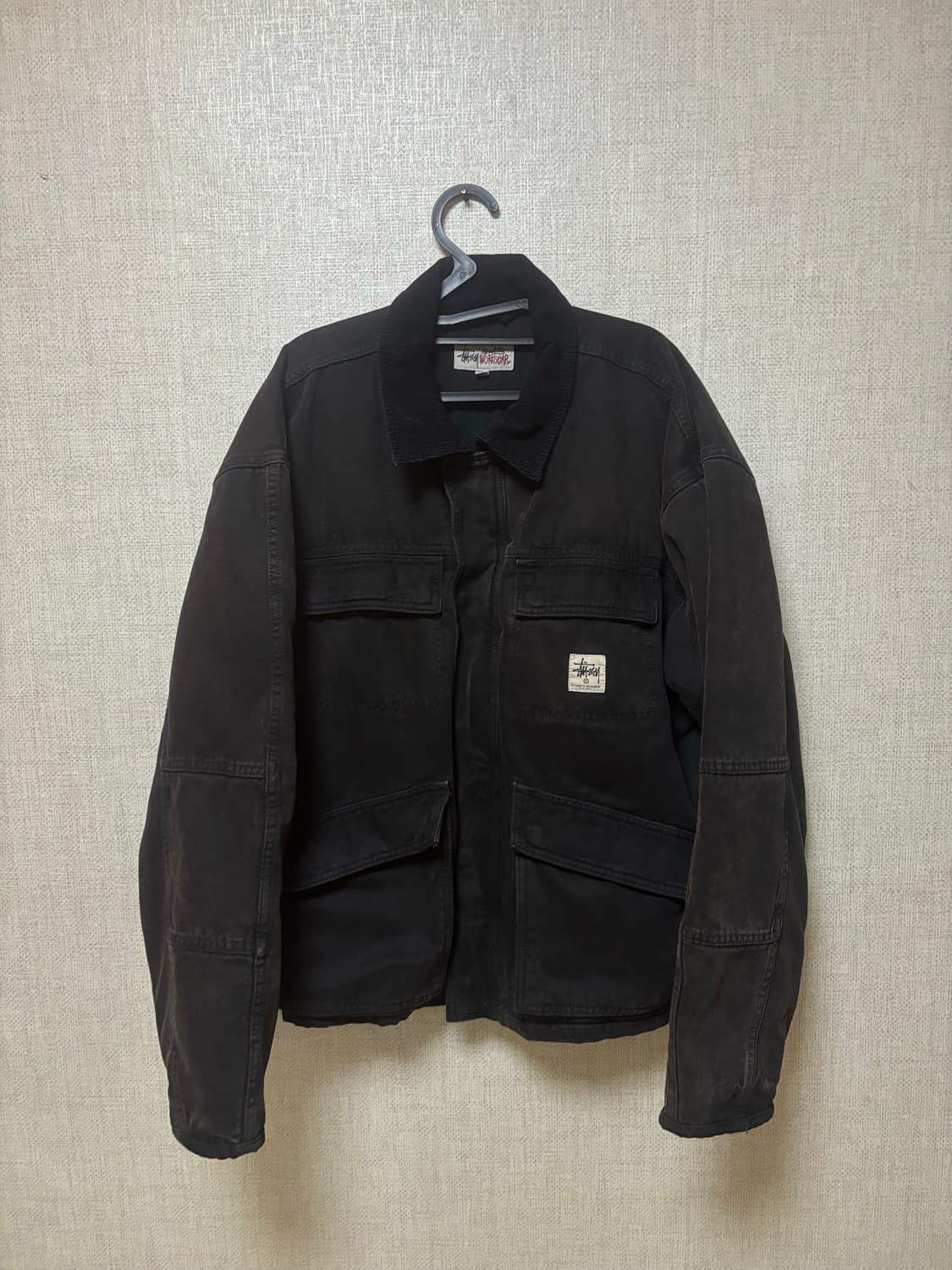 스투시 워시드 캔버스 샵 자켓 L 상품이미지1