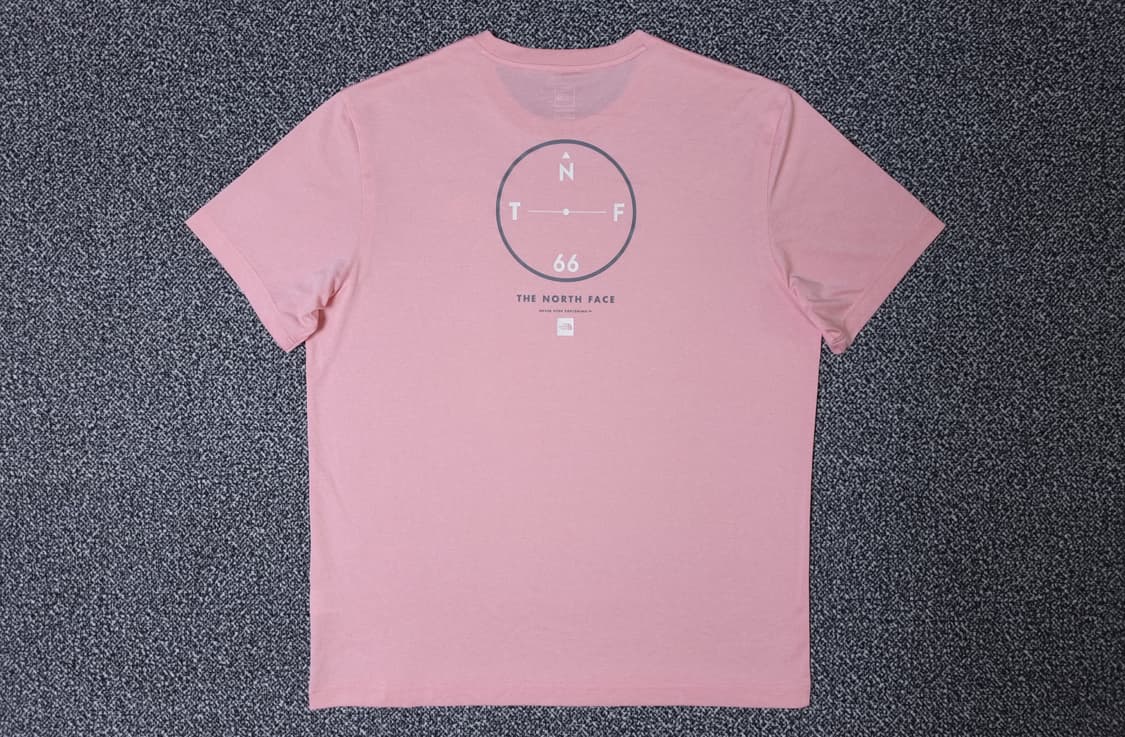 [무료배송][110]노스페이스 남성용 라운드 반팔티 상품이미지2