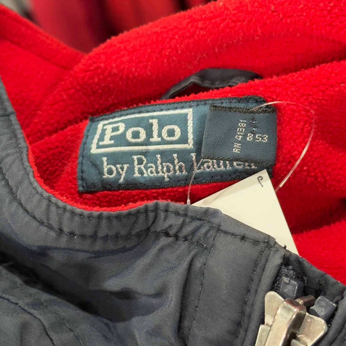 90s 폴로 랄프로렌 플리스 안감 쉘드 자켓 상품이미지7