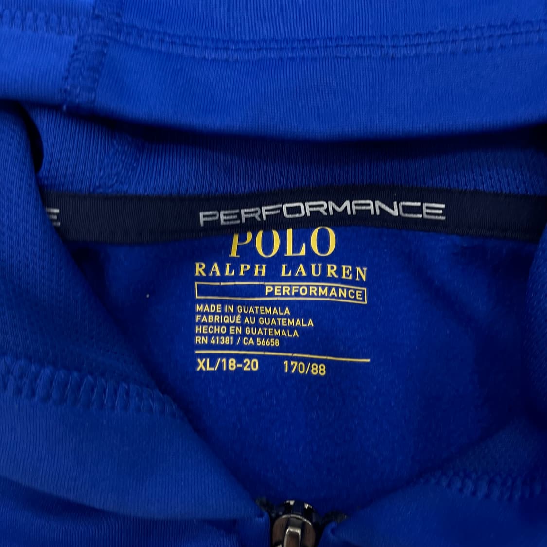XL 폴로 랄프로렌 블루 후드집업 상품이미지4