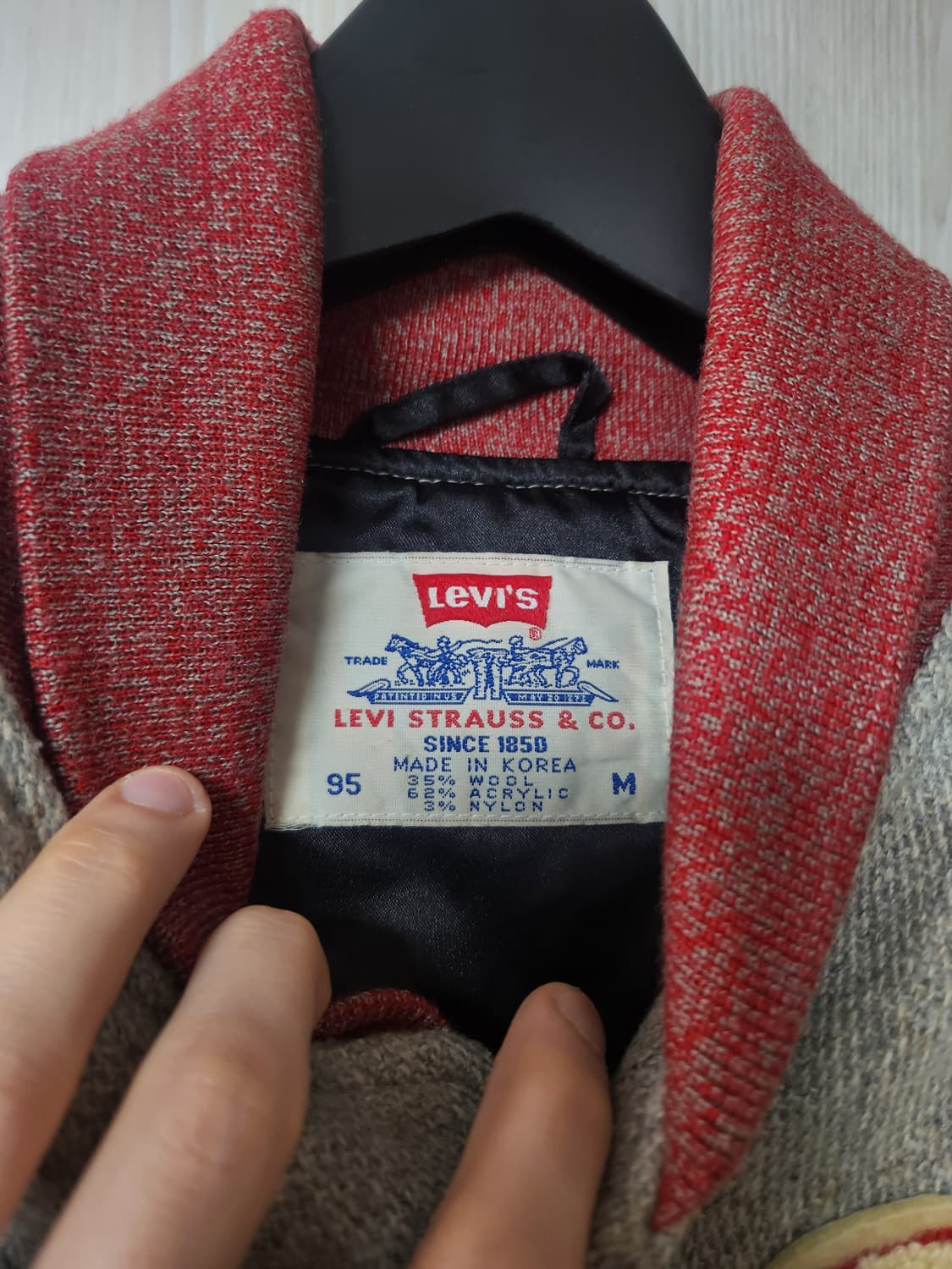 리바이스 울 바시티 자켓 M 상품이미지4