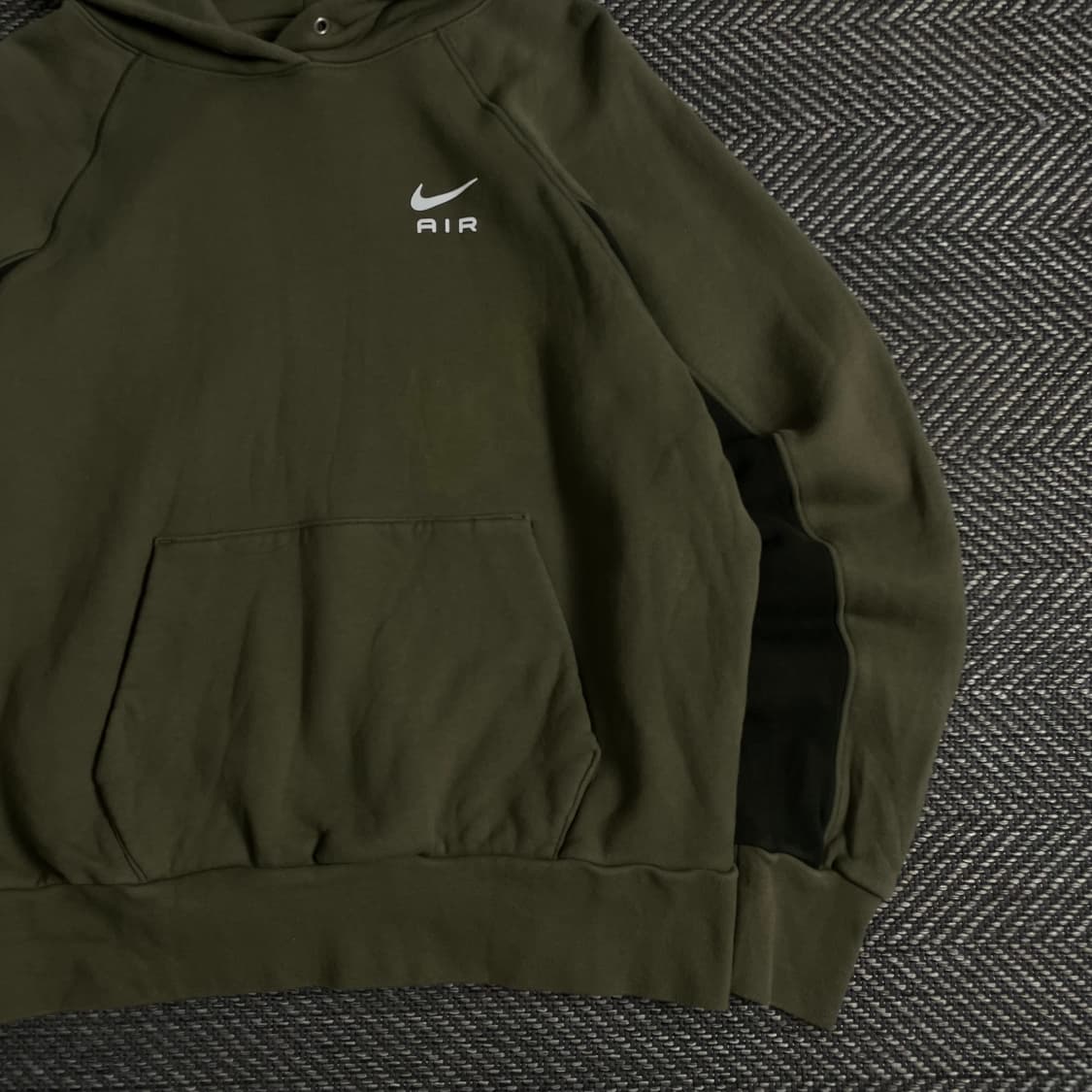 나이키 에어 카키 배색 후드 티셔츠o 3680 상품이미지2