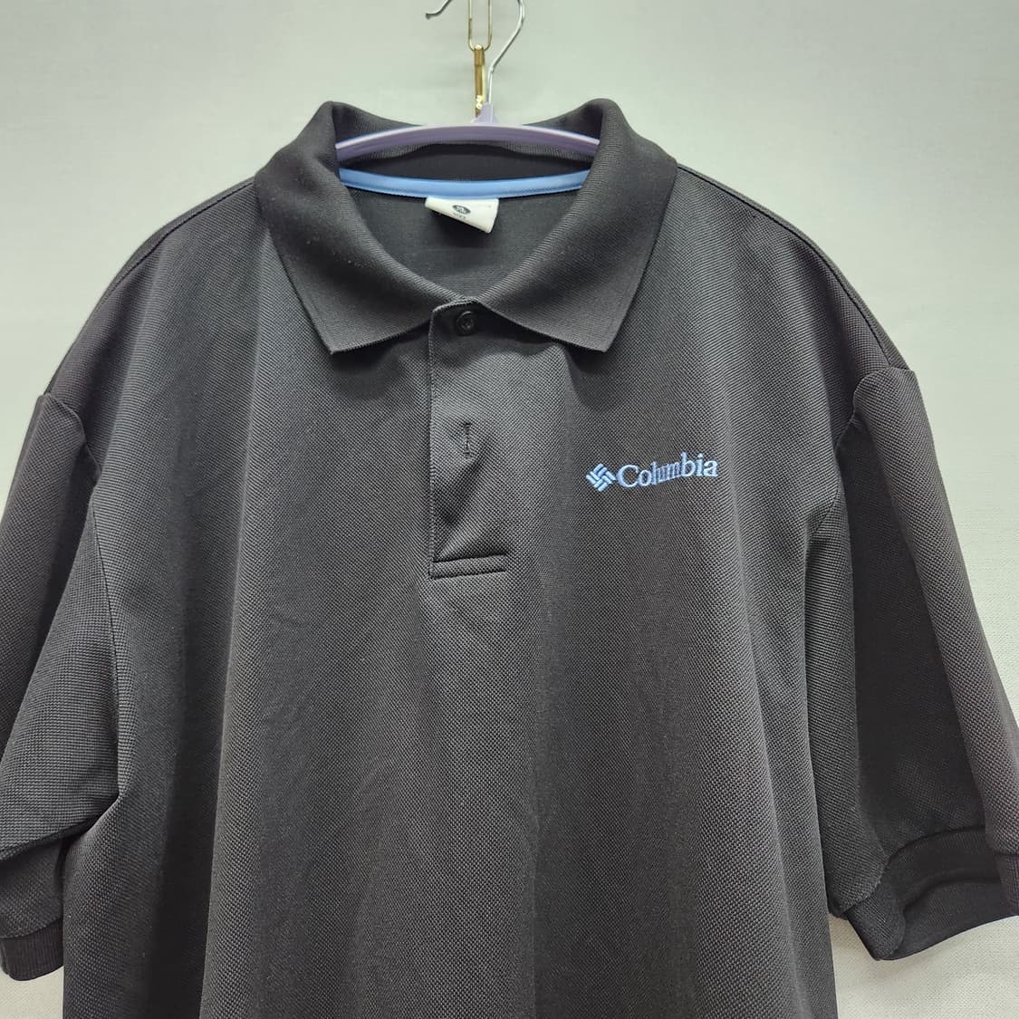 콜롬비아 로고자수 기능티 반팔카라 XL(XL) 남여공용 상품이미지2