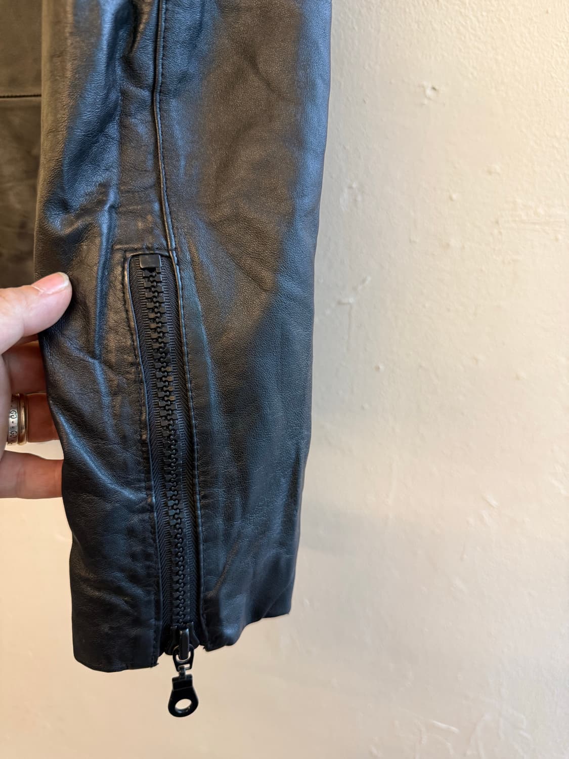 지에다 양가죽 후드자켓 상품이미지7