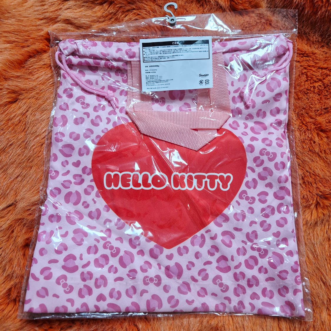 Hello kitty 헬로키티 태닝키티 호피 가방 토트백 새상품 상품이미지3