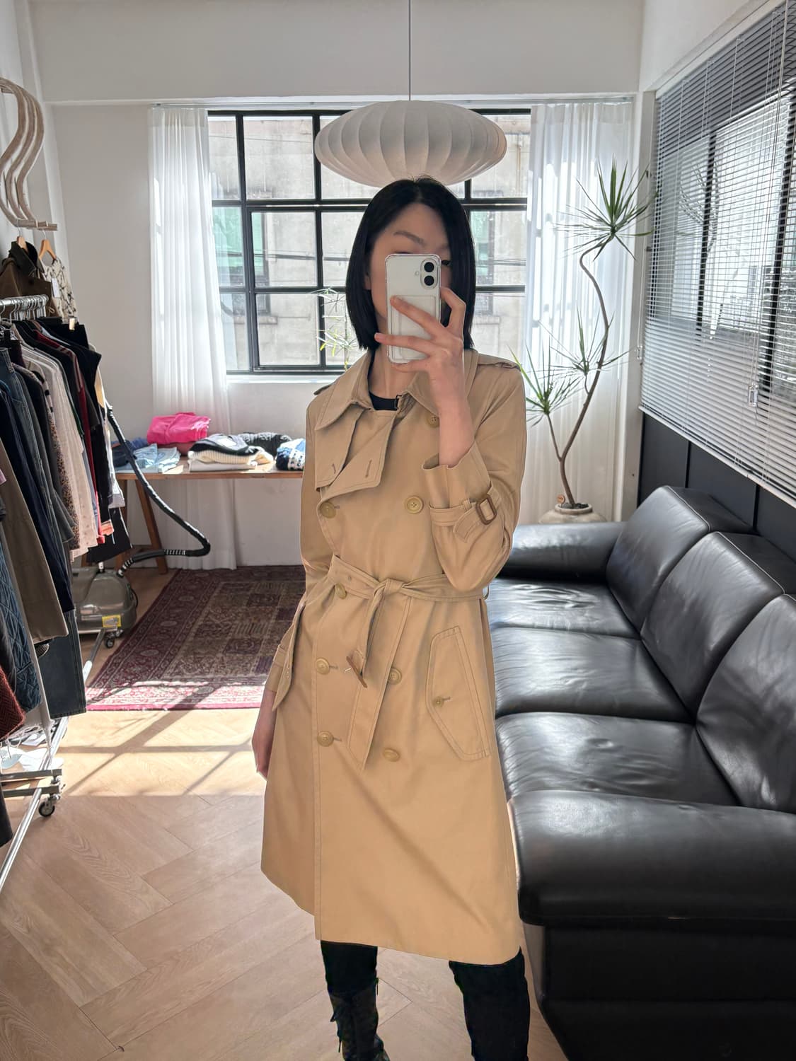 메종마르지엘라 코튼 트렌치코트 상품이미지9