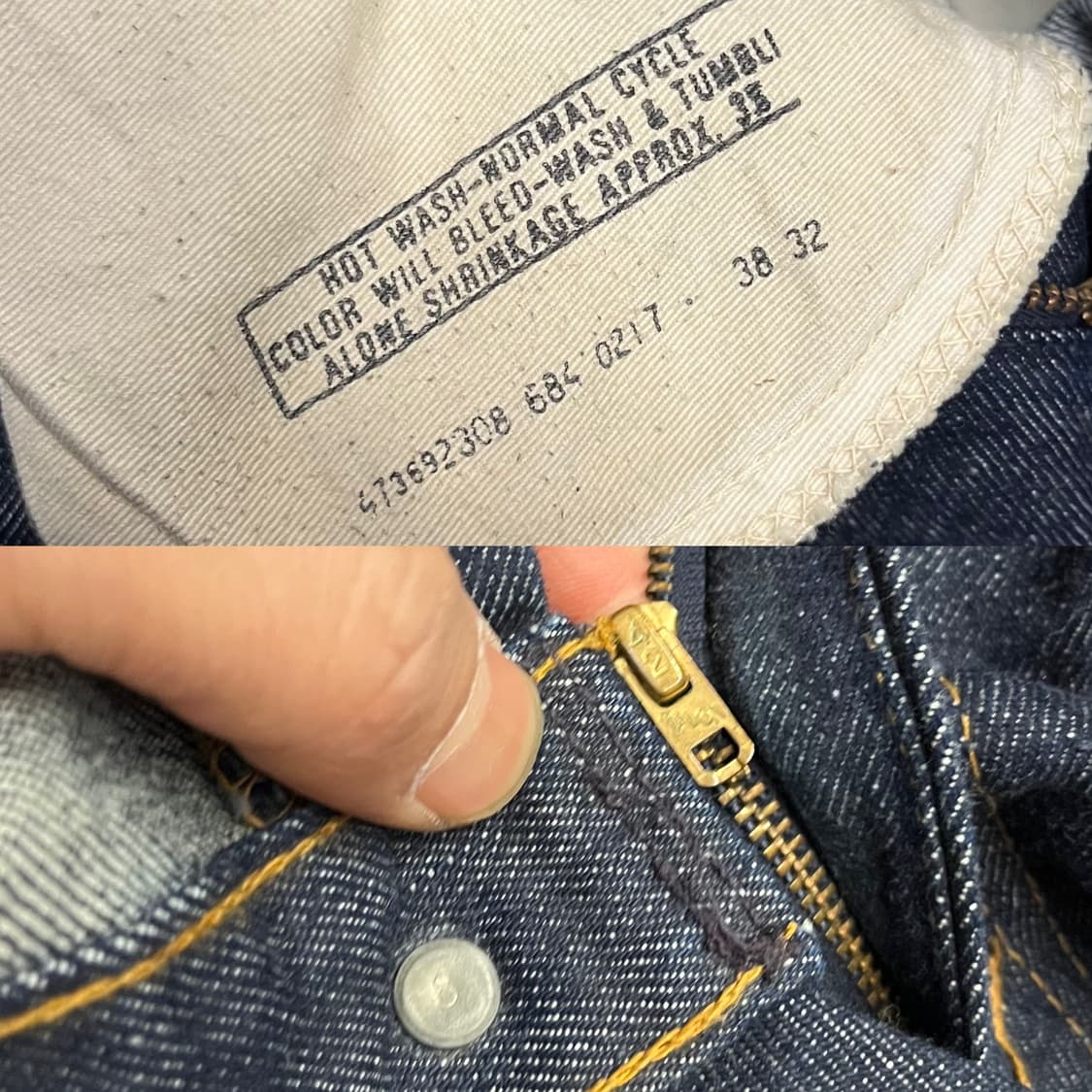 60s Levis684 빅E 빅벨 (38“) 상품이미지7