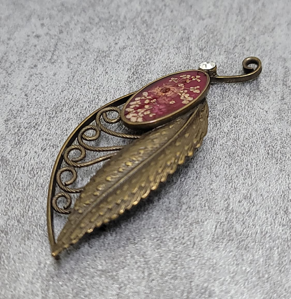 드라이플라워 빈티지브로치 상품이미지5