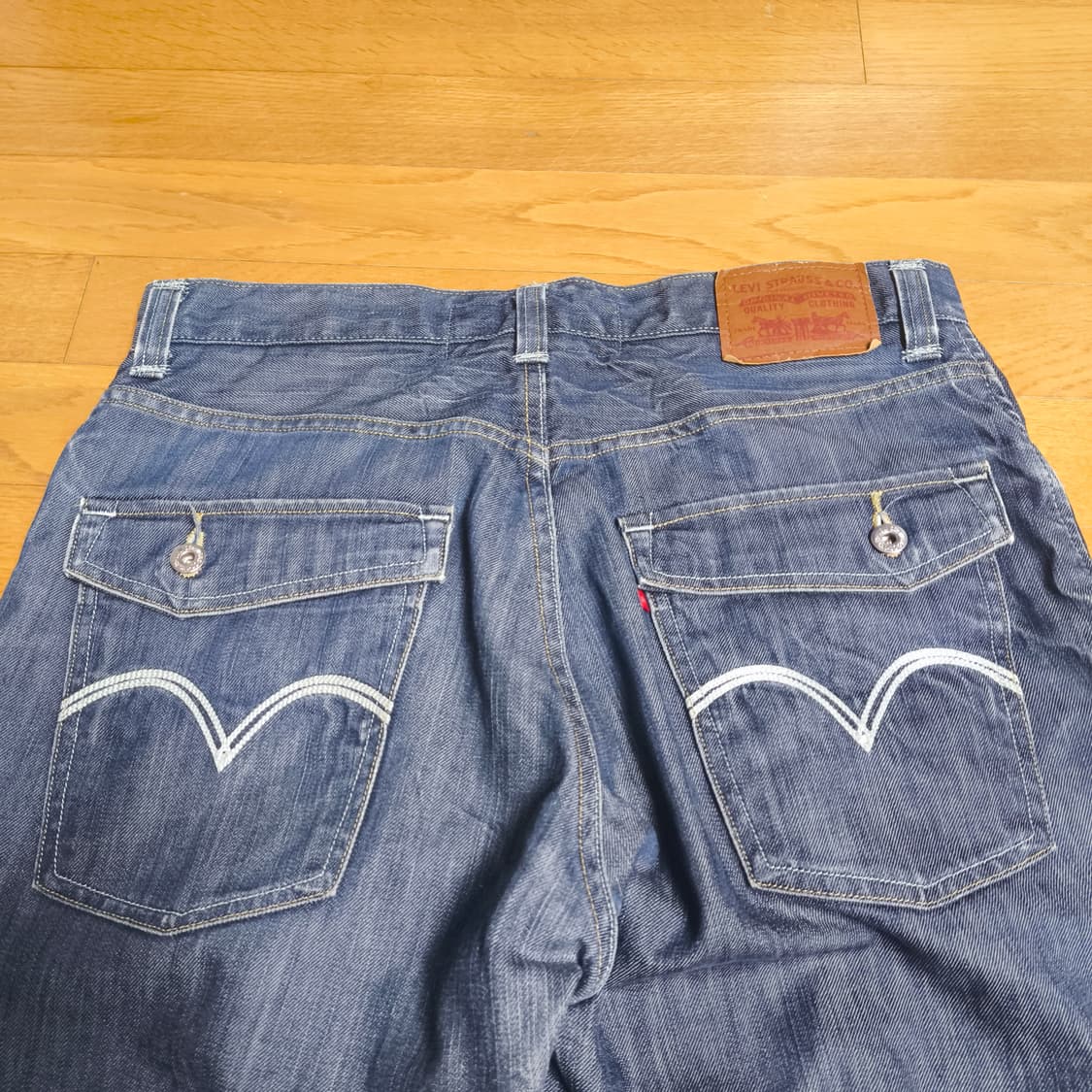 [33] LEVI'S 리바이스 569 루즈 스트레이트 흑청 상품이미지5