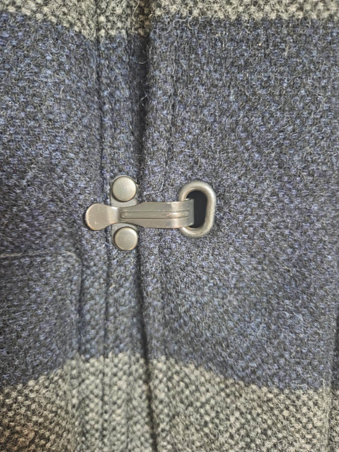 이스트로그 울체크 다운 베스트 상품이미지5