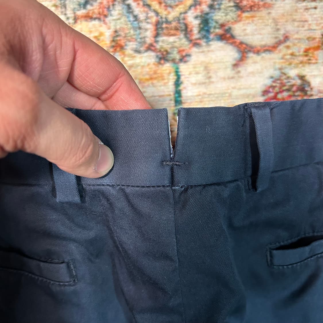 [32] 브룩스 브라더스 테수티 손드리오 밀라노 핏 치노팬츠 네이비 상품이미지7