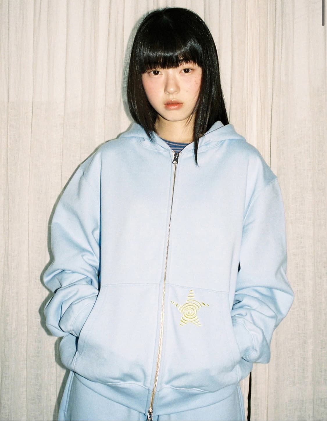 웹하우스 Twister Star Pocket Hoodie Zip-up 상품이미지1