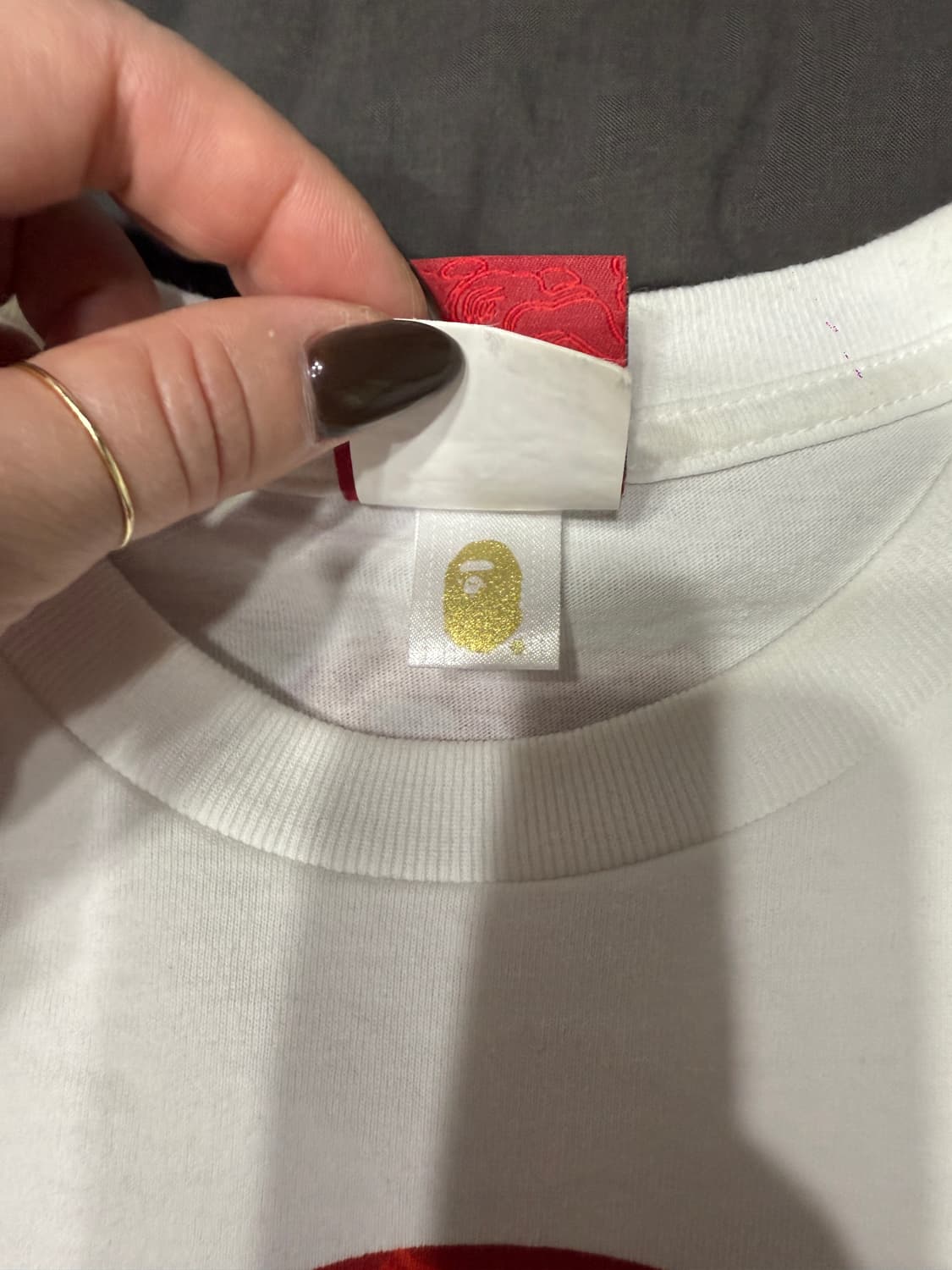 베이프 30주년 반팔티 (M, 화이트) 상품이미지3