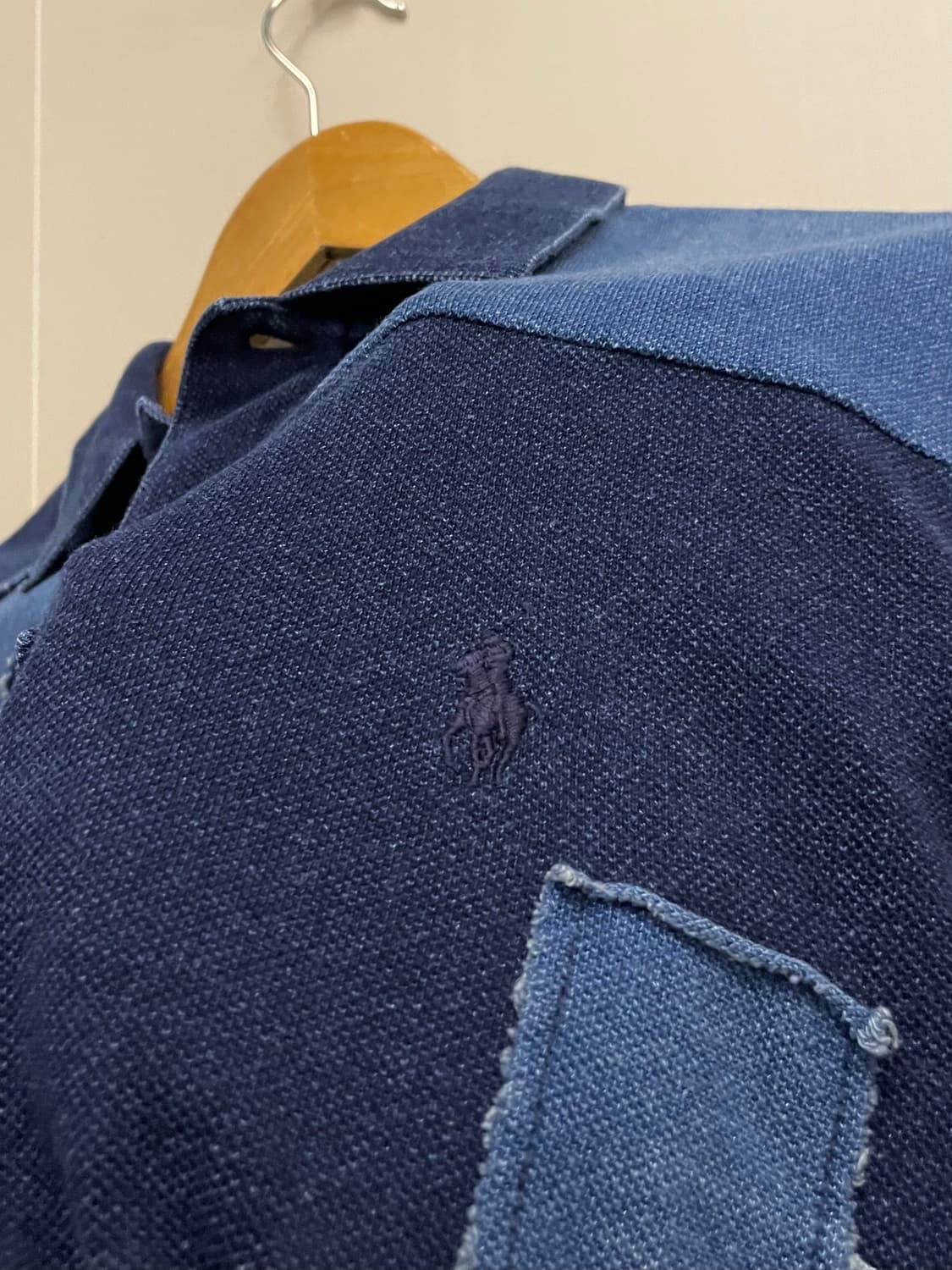 (S)POLO 폴로랄프로렌 코튼 패치워크 PK 반팔 카라티셔츠 상품이미지5