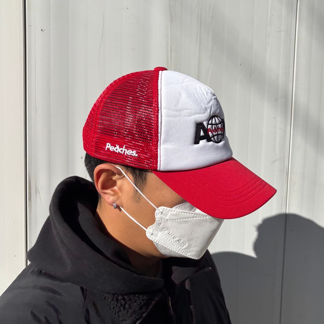 Peaches. x AOMG 'Globe' 메쉬 캡 (RED) 상품이미지8