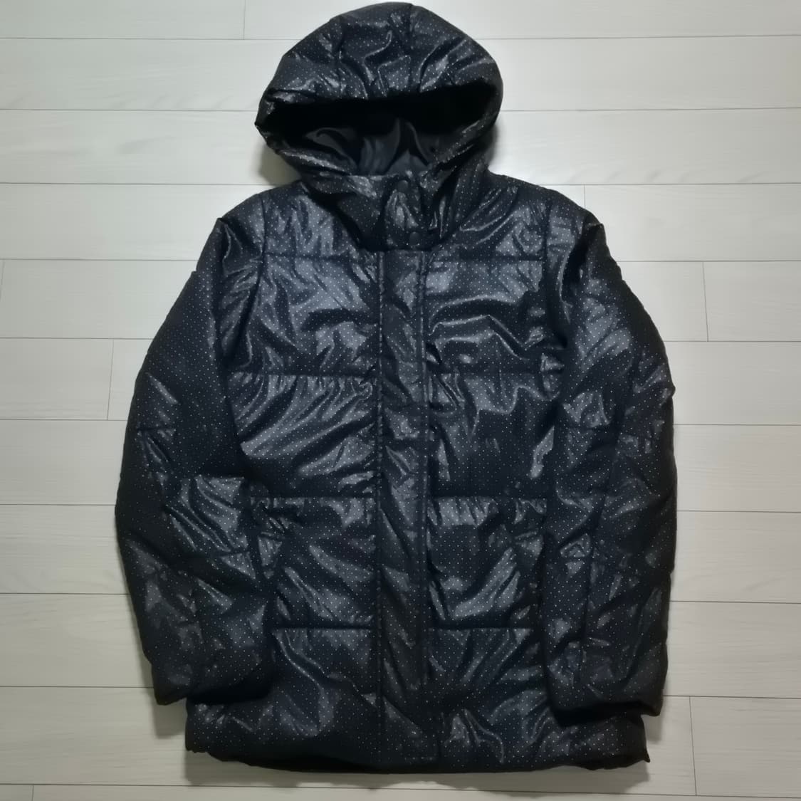 블랙 도트 패딩 상품이미지2