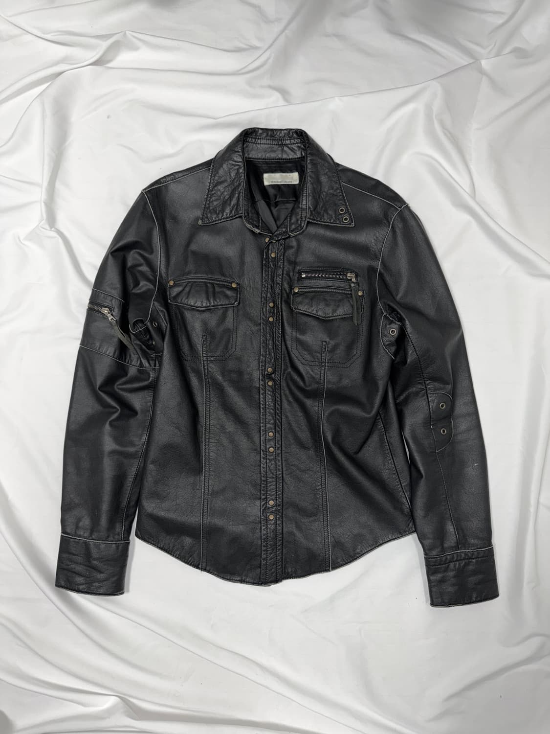 홀스 레더 자켓 상품이미지4