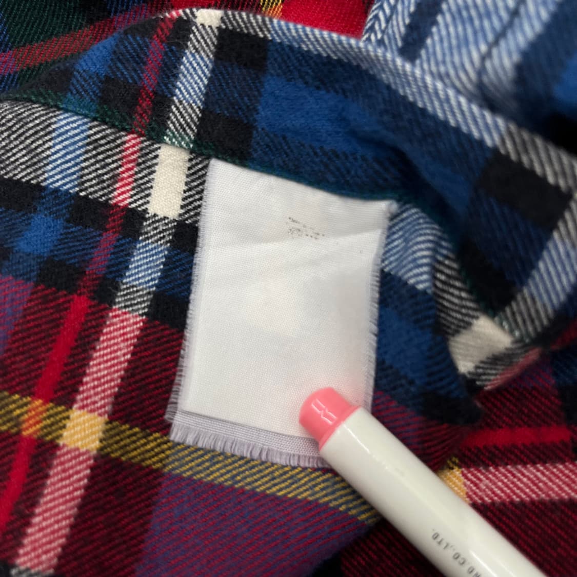 폴로 랄프로렌 블루체크 포켓셔츠 M 상품이미지6