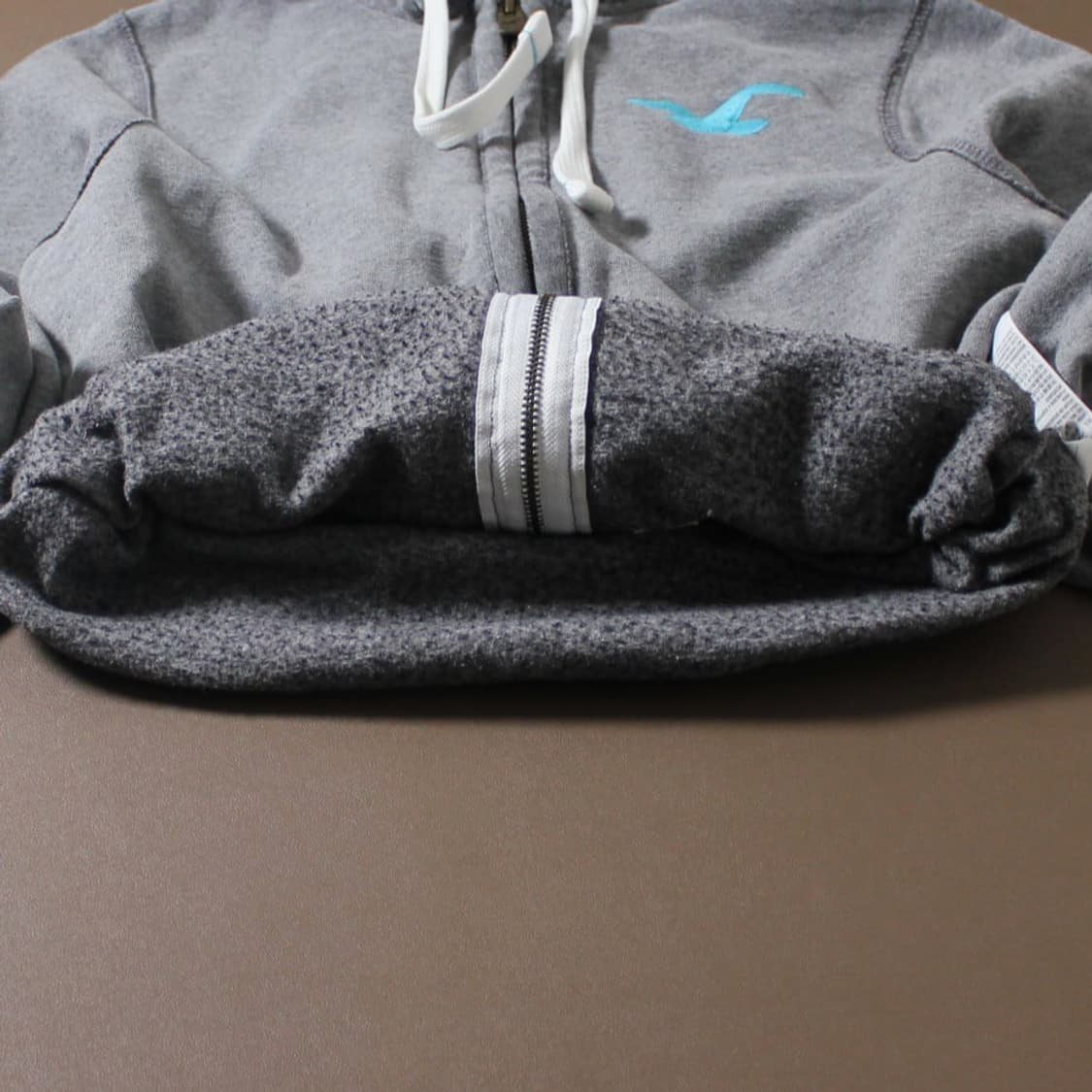 Hollister 홀리스터 그레이 기모 후드집업 상품이미지3