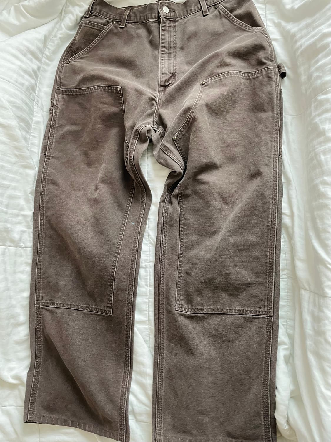 00s 칼하트 더블니 B136  다크브라운 DKB 상품이미지4