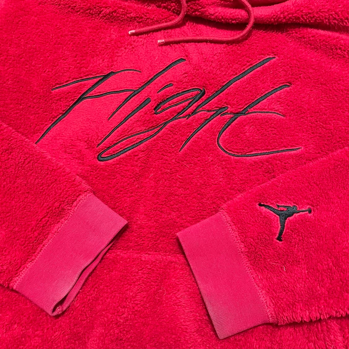 [XL] 조던 플라이트 타월 플리스 후드 레드 상품이미지3