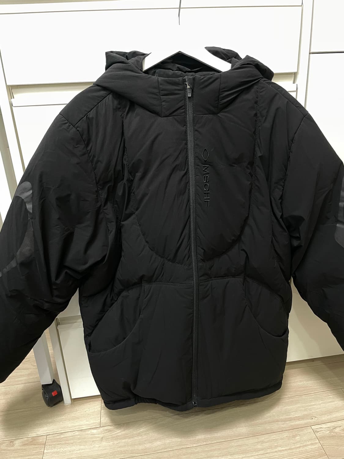 미스치프 MSCHF 롬버스 후디드 다운 패딩 검정 M 상품이미지3
