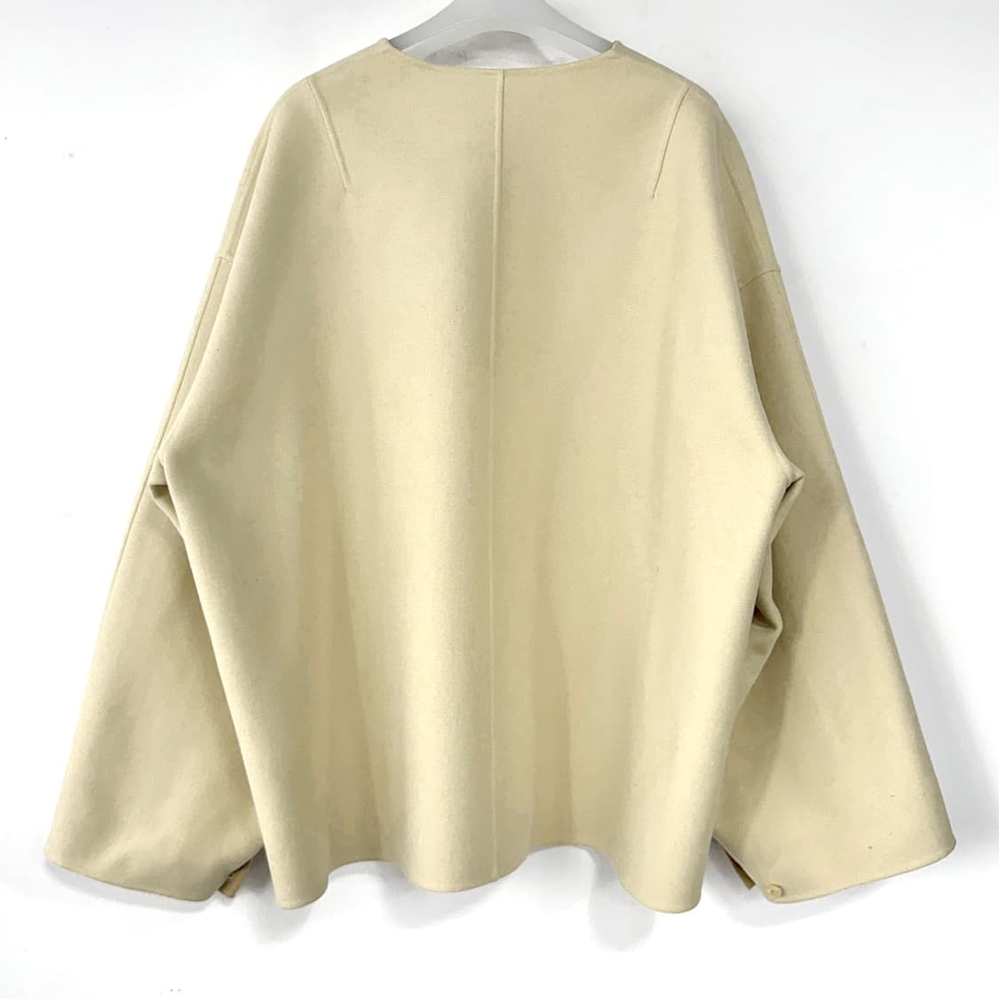 오라리 AURALEE 멜튼 노칼라 블루종 재킷 상품이미지9