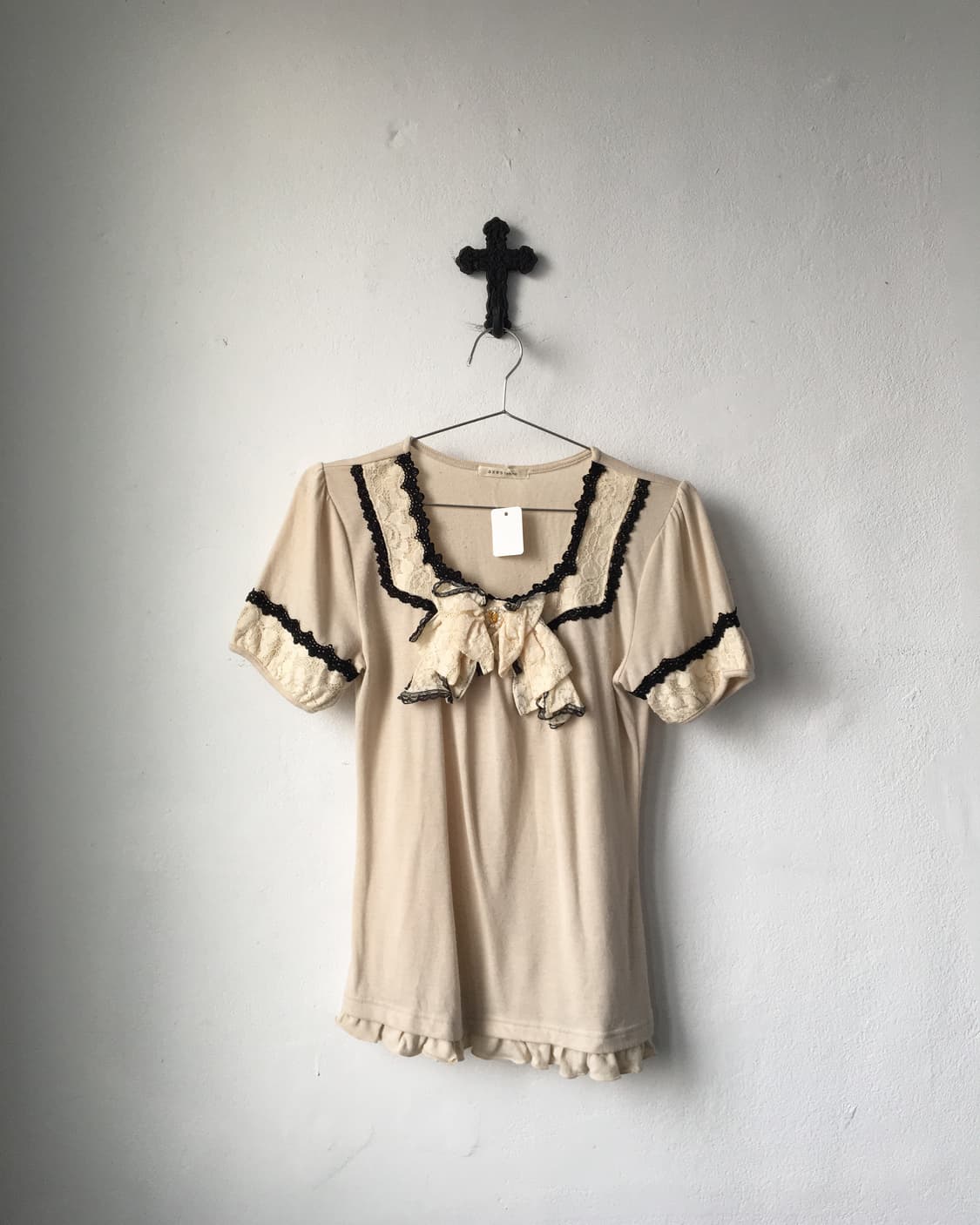 Axes femme ribbon point t shirt 상품이미지2