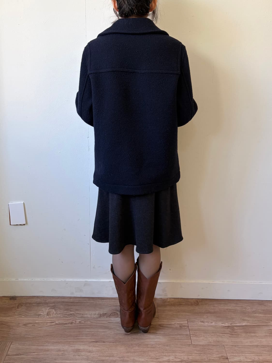 DRIES VAN NOTEN 네이비 더블 코트 상품이미지9