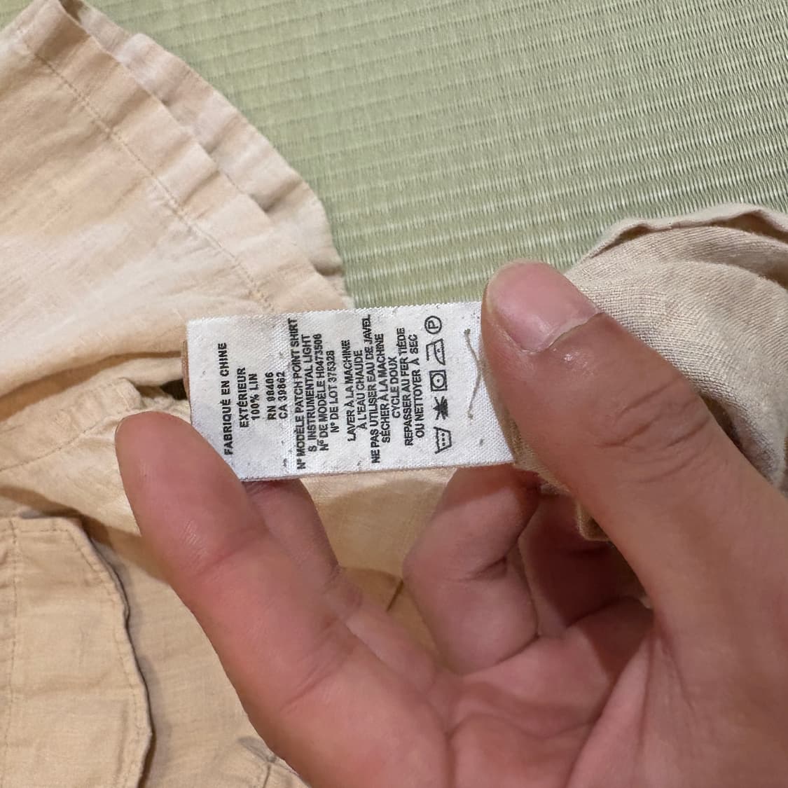 띠어리 린넨 반팔 셔츠 상품이미지6